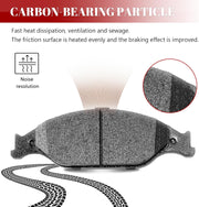 Front and Rear Ceramic Disc Brake Pads Set Replacement for Ford Mustang 1999 2020 2001 2002 2003 2004