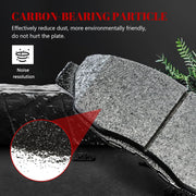 Front and Rear Ceramic Disc Brake Pads Set Replacement for Honda Civic 2002 2003 2004 2005 2006 2007 2008 2009 2010 2011 Accord 1998-2002, for Acura El 2001-2005
