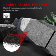 Ceramic Disc Brake Pads Set Front and Rear Replacement for Buick Enclave 2018-2020, for Cadillac Xt5 2017-2020/ Xt6 2020, for Chevry Blazer 2019-2020/ Traverse 2018 2019, for Gmc Acadia 2017-2020