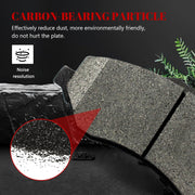 Front and Rear Ceramic Disc Brake Pads Set Replacement for Dodge Nitro 2007-2011 for Jeep Liberty 2008-2012 for Wrangler 2007 2008 2009 2010 2011 2012 2013 2014 2015 2016 2017