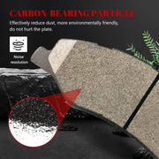 Ceramic Disc Brake Pads Set Front and Rear Replacement for Honda Odyssey 2018 2019 2020 2021 2022 2023