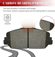 Ceramic Disc Brake Pads Set Front and Rear Replacement for ACURA RDX 2014 2016 2017 2018