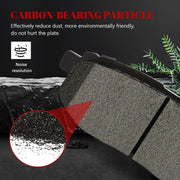 Ceramic Disc Brake Pads Set Front and Rear Replacement for Scion Fr-S Brz 2013 2014 2015 2016, for Toyota 86 2017-2018/6 2019 Base, Gt/ 86 2020 Base, Gt, Not for Brembo Brakes