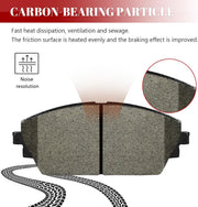 Ceramic Disc Brake Pads Set Front and Rear Replacement for Mazda 3 Sport 2019 2020 2021 2022/3 2019-2023