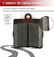 Ceramic Disc Brake Pads Set Rear Replacement for Mercedes-Benz C230 2002 2003 2004 2005/ C240 2001-2005/ Slk280 2006 2007 2008/ Slk300 2009 2010 2011