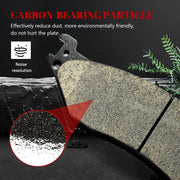 Ceramic Disc Brake Pads Set Front and Rear Replacement for Ford Lcf 2006 2007 2008 2009/ E-550 Econoline Super Duty 2002/ E-550 Super Duty 2003/ F-550 F-450 Super Duty 1999-2016