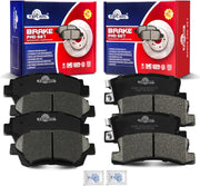 Front and Rear Ceramic Disc Brake Pads Set Replacement for Lexus Es300 1992 1993 1994 1995 1996,for Toyota Camry 1992-1996 3.0L, Celica 1998-1999, Celica Gt 1994-1997