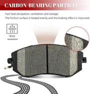 Front and Rear Ceramic Disc Brake Pads Set Replacement for Scion Fr-S, for Subaru Impreza Brz Forester Legacy Outback Crosstrek Xv Crosstrek