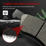 Front and Rear Ceramic Disc Brake Pads Set Replacement for Ford Escape 2010 /Mercury Mariner 2010 2011