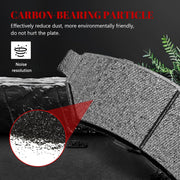 Front and Rear Ceramic Disc Brake Pads Set for Buick Terraza 2005-2007,for Chevy Uplander 2005-2009, for Pontiac Montana 2005-2009, for Saturn Relay 2005-2007, for Vpg Mv-1 2011-2012