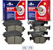 Ceramic Disc Brake Pads Set Front and Rear Replacement for Mazda 3 Sport 2019 2020 2021 2022/3 2019-2023