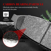 Ceramic Disc Brake Pads Set Front and Rear for Ford Crown Victoria 2003-2011, for Lincoln Town Car 2003-2011 Excluding Limousine, for Mercury Grand Marquis 2003-2011/ Marauder 2003-2004