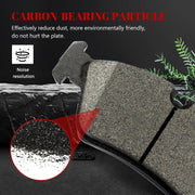 Front and Rear Ceramic Disc Brake Pads Set for BMW 318I/ 318IS/ 318TI/ 320I/ 323CI/ 323I/ 323IS/ 325CI/ 325I/ 325XI/ 328CI/ 328I/ 328IS/ Z4