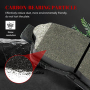 Front and Rear Ceramic Disc Brake Pads Set Replacement for Toyota Camry 1992 1993 1994 1995 1996 1997 1998 1999 L4 2.2L with Rear Disc Brakes