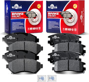 Front and Rear Ceramic Disc Brake Pads Set Replacement for Buick Century Lesabre Park Avenue Regal Riviera/ 1997-2005 Cadillac Deville 1997-2002 Eldorado 1997 2003-2004 Seville