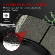 Ceramic Disc Brake Pads Set Front and Rear for Ford Fusion 2006-2012, for Lincoln Mkz 2007 2008 2009 2010 2011 2012/ Zephyr 2006, for Mazda 6 2006-2013, for Mercury Milan 2006-2011