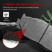 Front and Rear Ceramic Disc Brake Pads Set Replacement for Lexus IS250 2006 2007 2008 2009 2010 2011 2012 2013