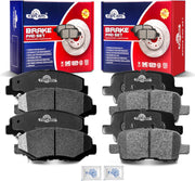 Front and Rear Ceramic Disc Brake Pads Set Replacement for Ni-ss-an Altima 2014 2015 2016 2017 2018 2019 2020 2021 2022 2023, Altima Sedan 2013