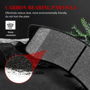 Ceramic Disc Brake Pads Set Front and Rear Replacement for Jeep Grand Cherokee 1999 2000 2001 2002 2003 2004
