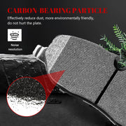 Ceramic Disc Brake Pads Set Front and Rear Replacement for Land Rover LR3 2005-2009/ Rover Range Rover 2006 2007 2008 2009 V8 4.4L/ Rover Range Rover Sport 2006-2009 V8 4.4L