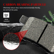Front and Rear Ceramic Disc Brake Pads Set Replacement for 2011 2012 2013 2014 2015 2016 2017 Accord Sedan LX 2011-2015 Accord Coupe LX-S 2011-2012 Accord Coupe LX/LX-P/SE