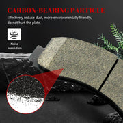 Ceramic Disc Brake Pads Set Front and Rear Replacement for Ford Expedition 2018-2021/ F-150 2018 2019 2020 with Electric Parking Brake, fpr Lincoln Navigator 2018-2021