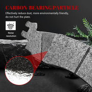 Front and Rear Ceramic Disc Brake Pads Set Replacement for Ford Explorer 2006-2010 Explorer Sport Trac 2007-2010, for Mercury Mountaineer 2006 2007 2008 2009 2010