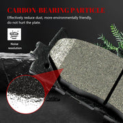 Front and Rear Ceramic Disc Brake Pads Set Replacement for Le-xus Es300H 2013-2018 Es350 2007-2018, for Toyo-ta Camry 2007-2017 Avalon 2008 2009 2010 2011 2012 2013 2014 2015 2016 2017 2018