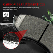 Front and Rear Ceramic Disc Brake Pads Set Replacement for Hyundai Sonata 1999 2000 2001 2002 2003 2004, for Kia Magentis/Optima 2001-2002