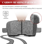 Front and Rear Ceramic Disc Brake Pads Set Replacement for Ni-ss-an Altima 2014 2015 2016 2017 2018 2019 2020 2021 2022 2023, Altima Sedan 2013