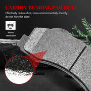 Front and Rear Ceramic Disc Brake Pads Set Replacement for 2010-2011 Ford F-150