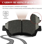 Front and Rear Ceramic Disc Brake Pads Set Replacement for Lexus Es300 1992 1993 1994 1995 1996,for Toyota Camry 1992-1996 3.0L, Celica 1998-1999, Celica Gt 1994-1997