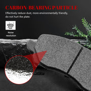 Ceramic Disc Brake Pads Set Front and Rear Replacement for Mitsubishi Outlander 2017 2018 2019 2020