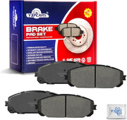 Ceramic Disc Brake Pads Set Front Replacement for Jeep Cherokee 2016 2017 2018 2019 2020 2021 2022 with Dual Piston Calipers/Cherokee 2023