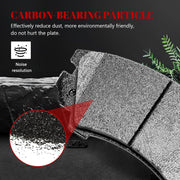 Ceramic Disc Brake Pads Set Front and Rear Replacement for Chevry Camaro 2010 2011 2012 2013 2014 2015 V6 3.6L
