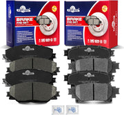Ceramic Disc Brake Pads Set Front and Rear Replacement for Toyota Mirai 2016 2017 2018 2019 2020