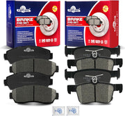 Ceramic Disc Brake Pads Set Front and Rear Replacement for Acura Rdx 2019 2020 2021