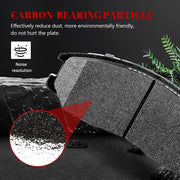 Ceramic Disc Brake Pads Set Front and Rear Replacement for Kia Sorento 2003 2004 2005 2006 2007 2008 2009