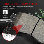 Ceramic Disc Brake Pads Set Front and Rear Replacement for Subaru Crosstrek 2018/ Crosstrek 2020 2021 2022 With MPB/Crosstrek 2019 Gas/Impreza 2017-2022