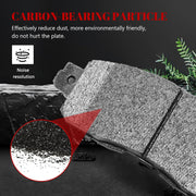 Front and Rear Ceramic Disc Brake Pads Set Replacement for 2013 2014 2015 2016 2017 2018 2019 2020 2021 2022 2023 Altima 2014-2017 Leaf