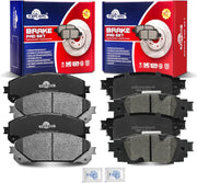 Ceramic Disc Brake Pads Set Front and Rear Replacement for Lexus Rx350 2019 2021-2022, Rx350L/Rx450Hl 2018-2022, Rx450H 2016 2017 2018 2019 2020 2021 2022, Rx350 Excl Mfd 2016-2018 2020