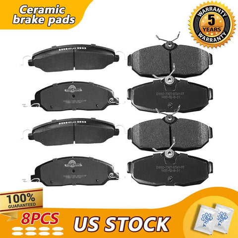 for 2005 - 2010 Ford Mustang,Front & Rear Ceramic Brake Pads - YXPCARS