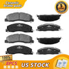 Front Rear Ceramic Brake Pads For Ram 2500 3500 2017 2016 2015 2014 2013-2007 - YXPCARS