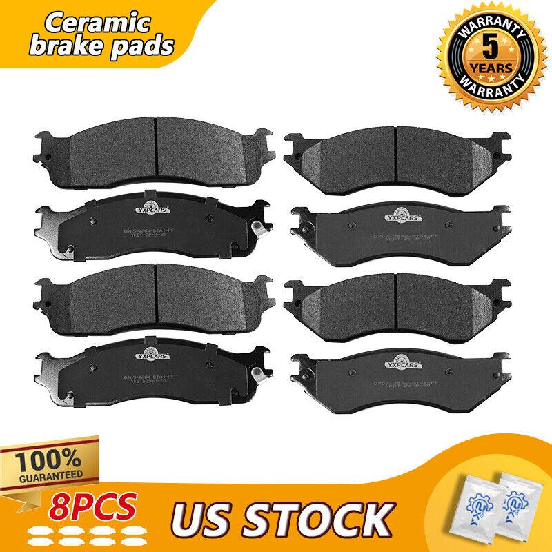 Front Rear Ceramic Brake Pads For 2003 -2005 2006 2007 2008 Dodge Ram 2500 3500 - YXPCARS