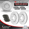 for Dodge Grand Caravan Journey Ram C/V Front & Rear Brakes Rotors + Brake Pads