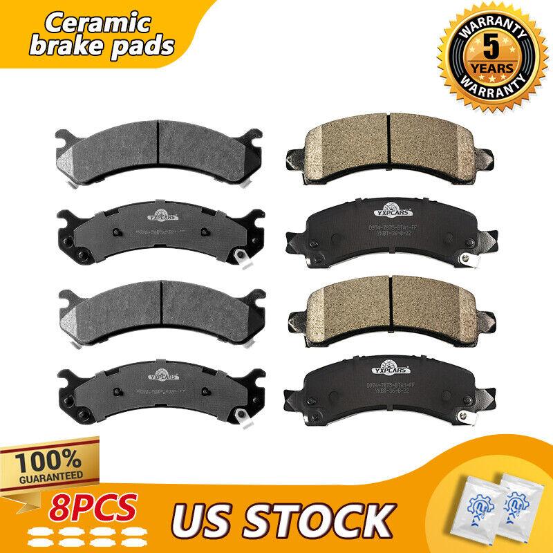 Front and Rear Ceramic Brake Pads for 2003 - 2019 2020 Express Savana 2500 3500 - YXPCARS