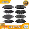 Front &Rear Ceramic Brake Pads For 2017 2016 2015 2014 2013 Nissan Pathfinder