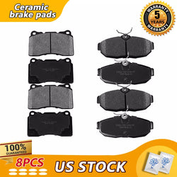 Front & Rear Ceramic Brake Pad For 2007-2011 Ford Mustang Shelby GT500