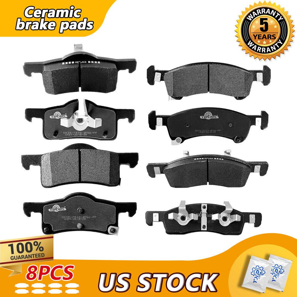 Front Rear Ceramic Brake Pads For 2003-2006 Ford Expedition, Lincoln Navigator - YXPCARS