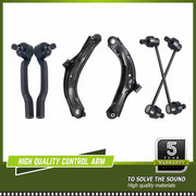 Front Control Arms Tie Rod Ends Sway Bar Links For 2007-2011 Nissan Versa CUBE